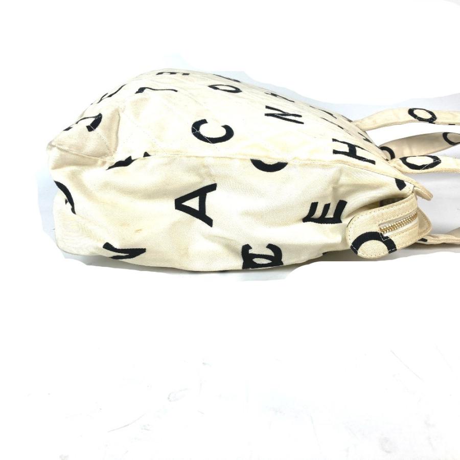 CHANEL シャネル CC ココマーク ロゴ アイコン カバン 肩掛け トートバッグ ヴィンテージ ショルダーバッグ ホワイト レディース【中古】 | CHANEL | 03