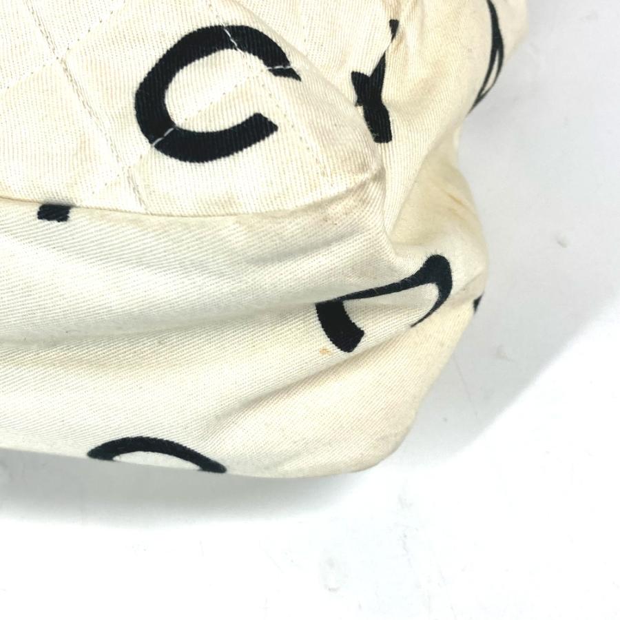 CHANEL シャネル CC ココマーク ロゴ アイコン カバン 肩掛け トートバッグ ヴィンテージ ショルダーバッグ ホワイト レディース【中古】 | CHANEL | 05