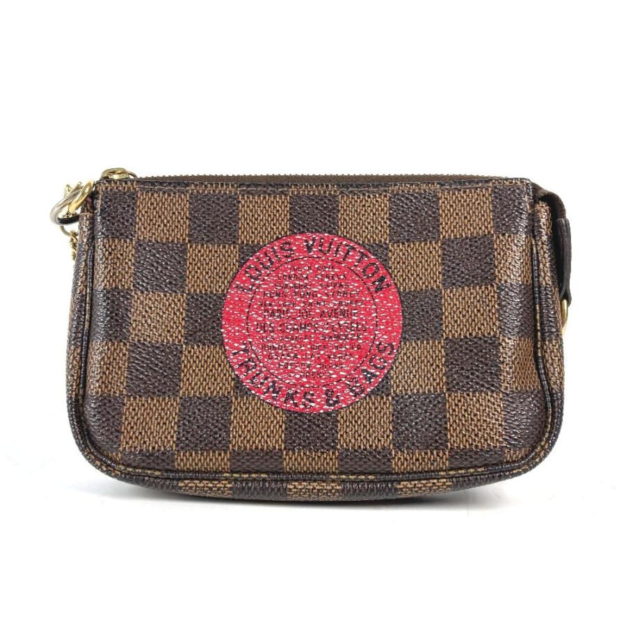 LOUIS VUITTON ルイヴィトン N58011 T＆B ミニ ポシェット アクセソワール カバン アクセサリーポーチ  ダミエ ハンドバッグ【中古】 | LOUIS VUITTON | 01