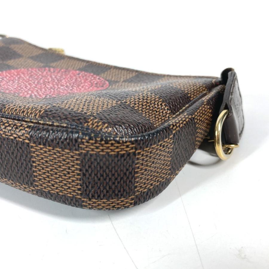 LOUIS VUITTON ルイヴィトン N58011 T＆B ミニ ポシェット アクセソワール カバン アクセサリーポーチ  ダミエ ハンドバッグ【中古】 | LOUIS VUITTON | 05