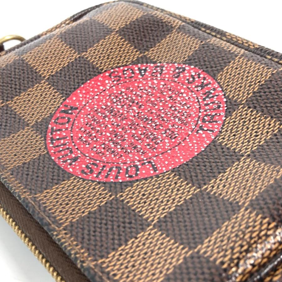 LOUIS VUITTON ルイヴィトン N58011 T＆B ミニ ポシェット アクセソワール カバン アクセサリーポーチ  ダミエ ハンドバッグ【中古】 | LOUIS VUITTON | 08