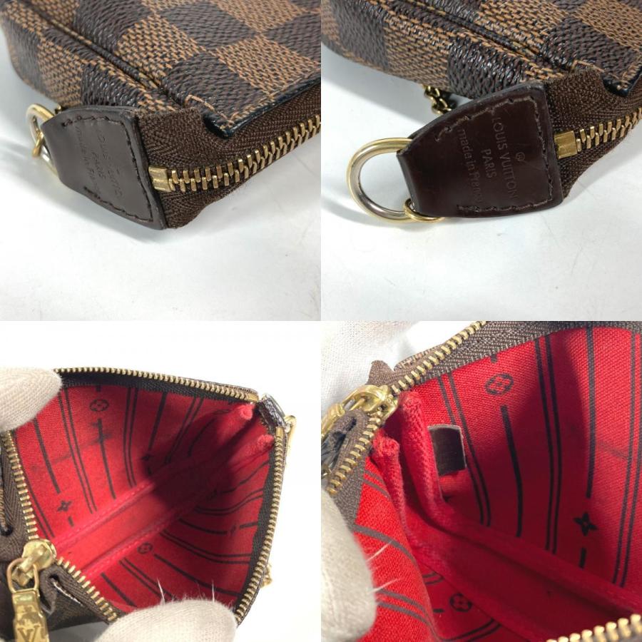 LOUIS VUITTON ルイヴィトン N58011 T＆B ミニ ポシェット アクセソワール カバン アクセサリーポーチ  ダミエ ハンドバッグ【中古】 | LOUIS VUITTON | 09