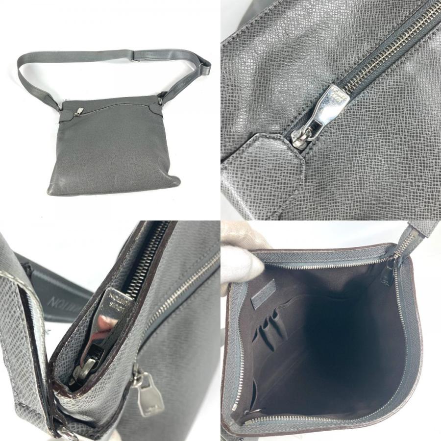 LOUIS VUITTON ルイヴィトン M32630  サシャ カバン 斜め掛け ポシェット タイガ ショルダーバッグ グラシエ グレー メンズ【中古】 | LOUIS VUITTON | 08