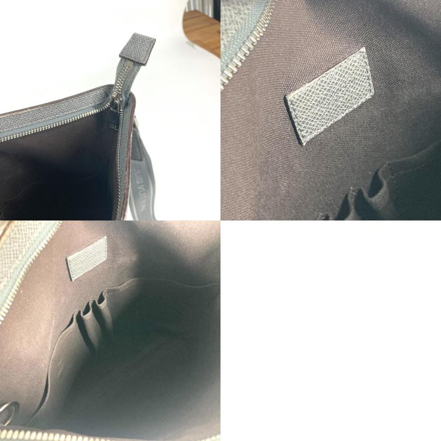 LOUIS VUITTON ルイヴィトン M32630  サシャ カバン 斜め掛け ポシェット タイガ ショルダーバッグ グラシエ グレー メンズ【中古】 | LOUIS VUITTON | 09