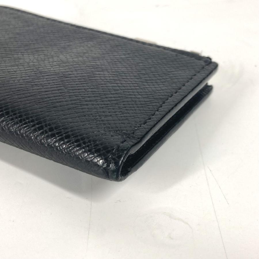 LOUIS VUITTON ルイヴィトン M63375 ポルトモネジュール 財布 小銭入れ L字ファスナー タイガ コインケース ブラック ユニセックス【中古】 | LOUIS VUITTON | 05
