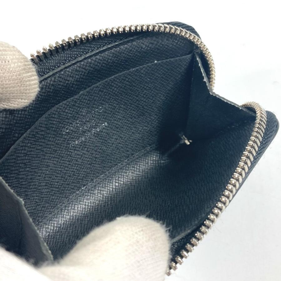 LOUIS VUITTON ルイヴィトン M63375 ポルトモネジュール 財布 小銭入れ L字ファスナー タイガ コインケース ブラック ユニセックス【中古】 | LOUIS VUITTON | 08