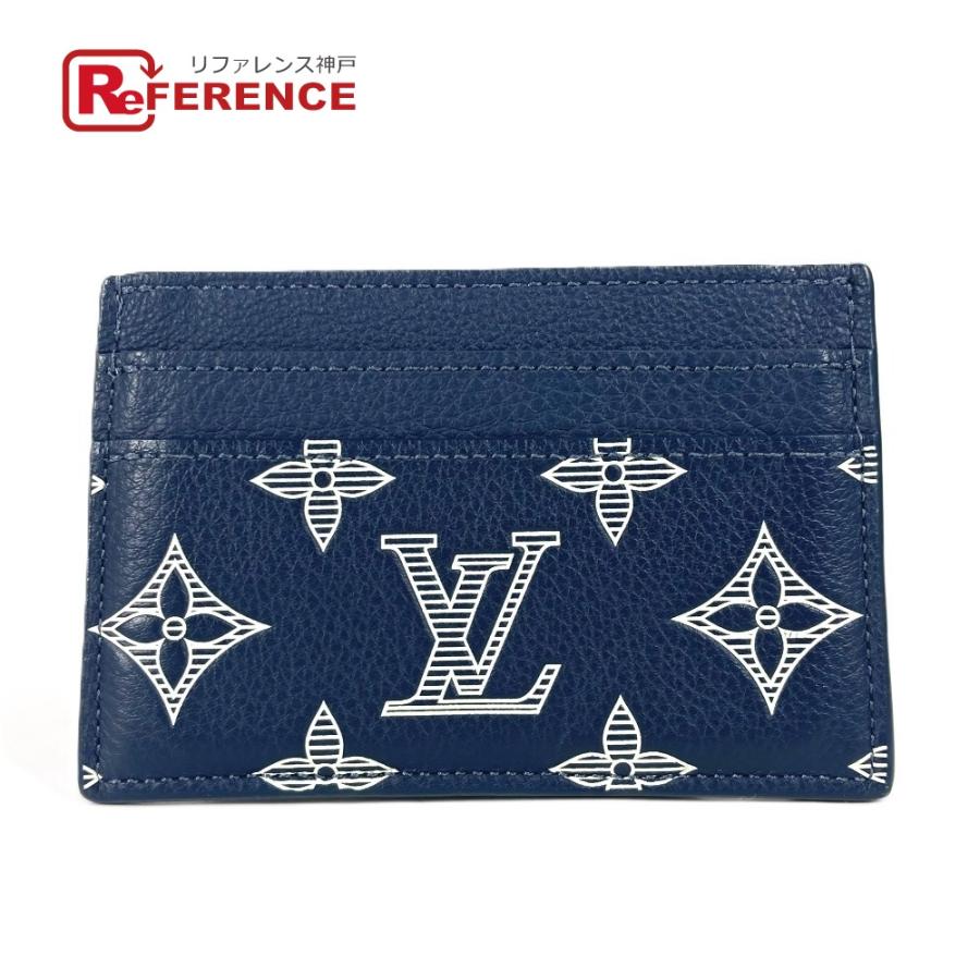 美品 LOUIS VUITTON ルイヴィトン M83700  ポルト カルト・ダブル 名刺入れ パスケース モノグラムシャドウ カードケース【中古】 | LOUIS VUITTON