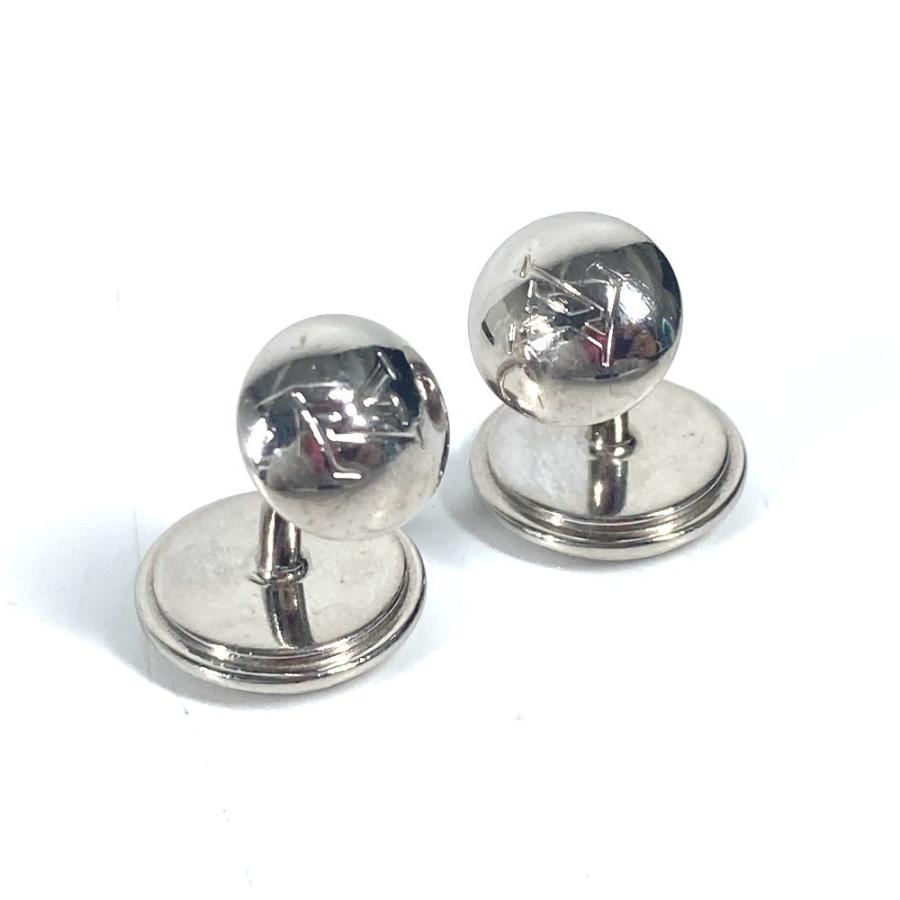 LOUIS VUITTON ルイヴィトン M68100 カフリンクス カフス LV サークル アクセサリー ダミエケース付き カフス シルバー メンズ【中古】 | LOUIS VUITTON | 04