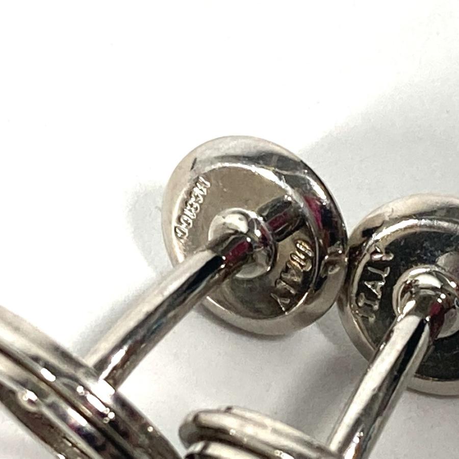 LOUIS VUITTON ルイヴィトン M68100 カフリンクス カフス LV サークル アクセサリー ダミエケース付き カフス シルバー メンズ【中古】 | LOUIS VUITTON | 07