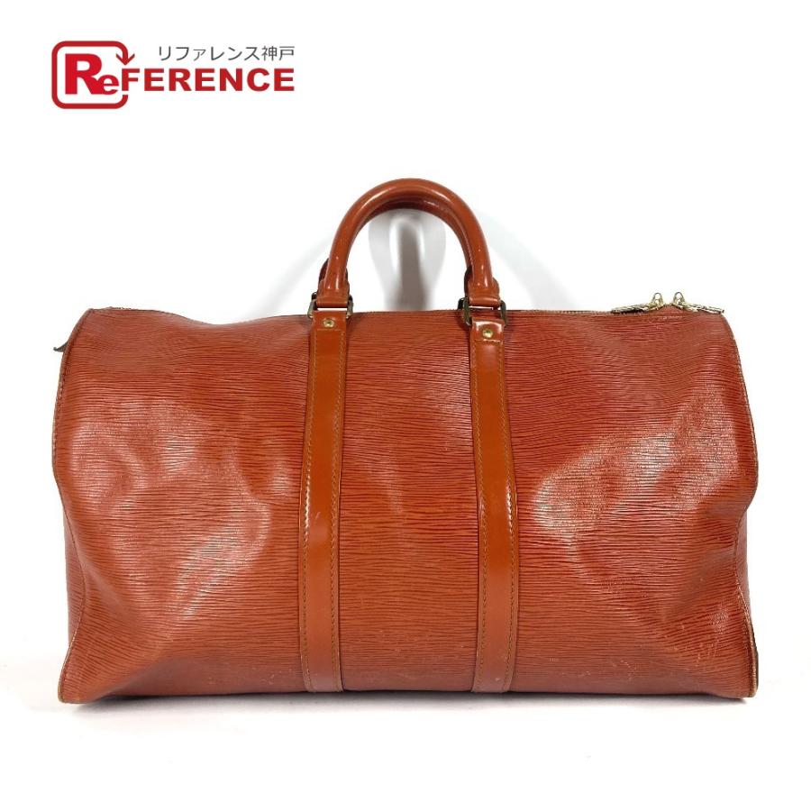 LOUIS VUITTON ルイヴィトン M42973 キーポル45 カバン 旅行カバン エピ ボストンバッグ ケニアブラウン ブラウン ユニセックス【中古】 | LOUIS VUITTON