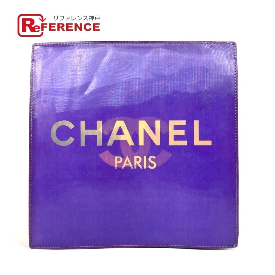 CHANEL シャネル CC ココマーク ロゴ カバン チェーンバッグ 肩掛け Wチェーン ホログラム ショルダーバッグ パープル レディース【中古】 | CHANEL