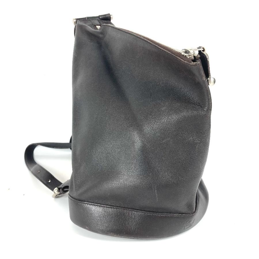 LOEWE ロエベ アントン カバン バックパック ショルダーバッグ リュックサック ブラウン ユニセックス【中古】 | LOEWE | 01