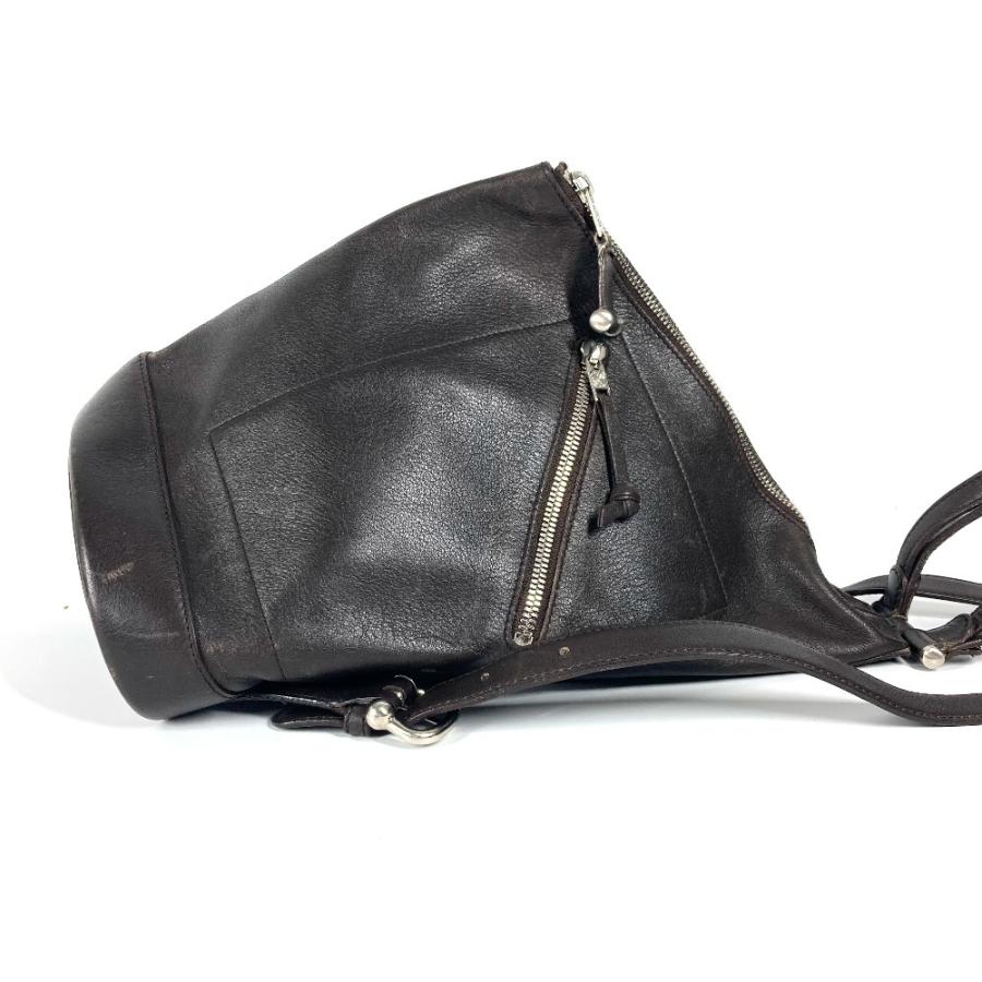 LOEWE ロエベ アントン カバン バックパック ショルダーバッグ リュックサック ブラウン ユニセックス【中古】 | LOEWE | 02