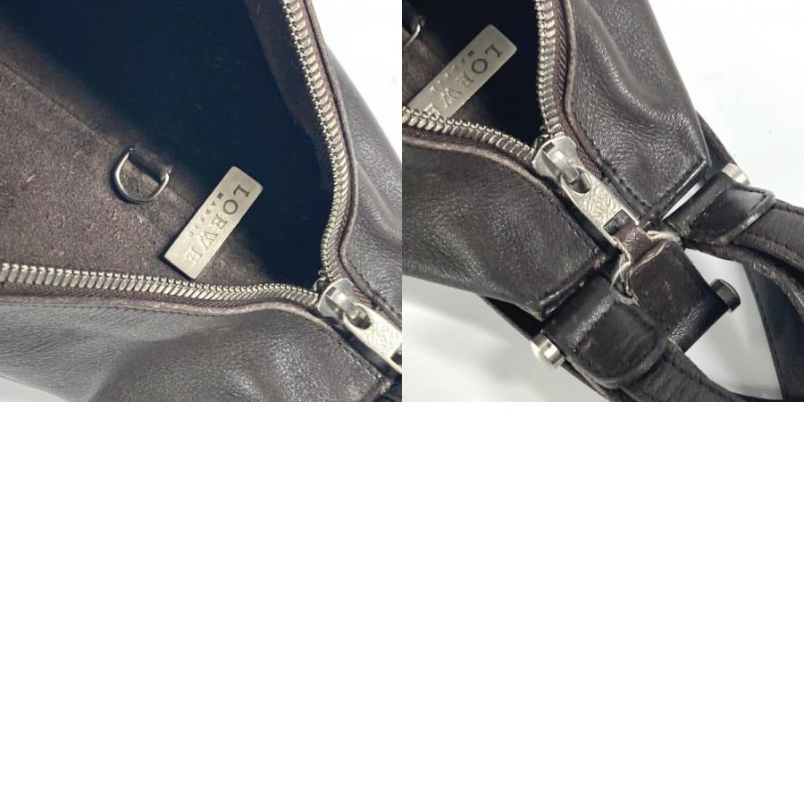 LOEWE ロエベ アントン カバン バックパック ショルダーバッグ リュックサック ブラウン ユニセックス【中古】 | LOEWE | 09