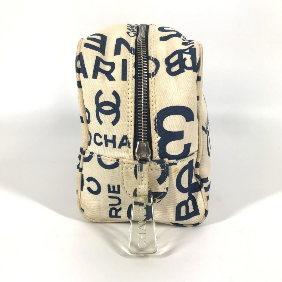 CHANEL シャネル ポーチ クラッチバッグ カバン ポーチ バイシーライン ポーチ ホワイト レディース【中古】 | CHANEL | 02