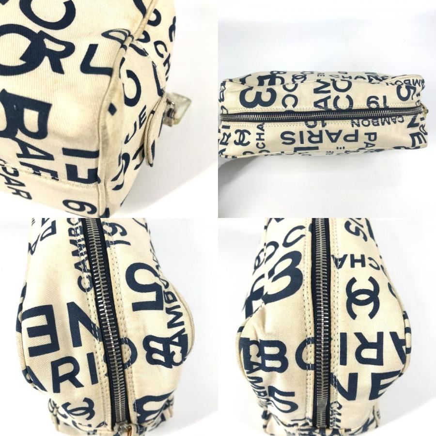 CHANEL シャネル ポーチ クラッチバッグ カバン ポーチ バイシーライン ポーチ ホワイト レディース【中古】 | CHANEL | 08