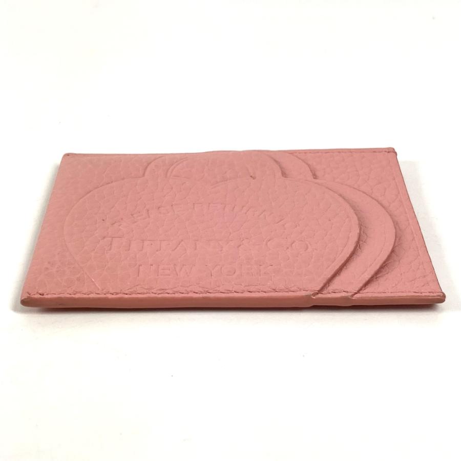 新品同様 TIFFANY&Co. ティファニー リターン トゥ ティファニー 名刺入れ パスケース ハート ハート ロゴ カードケース ピンク【中古】 | TIFFANY&Co. | 03