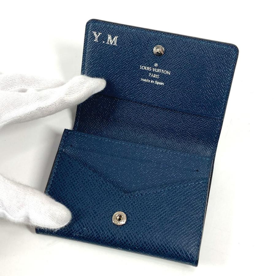 LOUIS VUITTON ルイヴィトン M64022 アンヴェロップ カルト ドゥ ヴィジット MM 名刺入れ パスケース  タイガ カードケース【中古】 | LOUIS VUITTON | 07