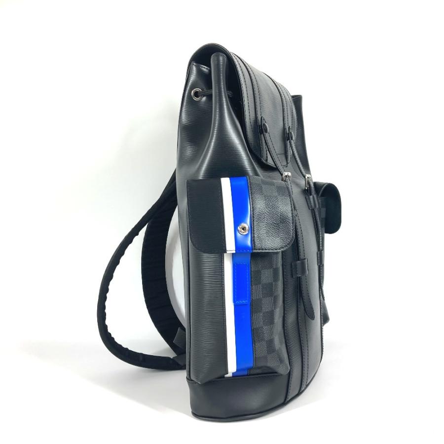 LOUIS VUITTON ルイヴィトン M56600 クリストファーPM  バックパック カバン エピ ダミエグラフィット リュックサック ブラック【中古】 | LOUIS VUITTON | 03