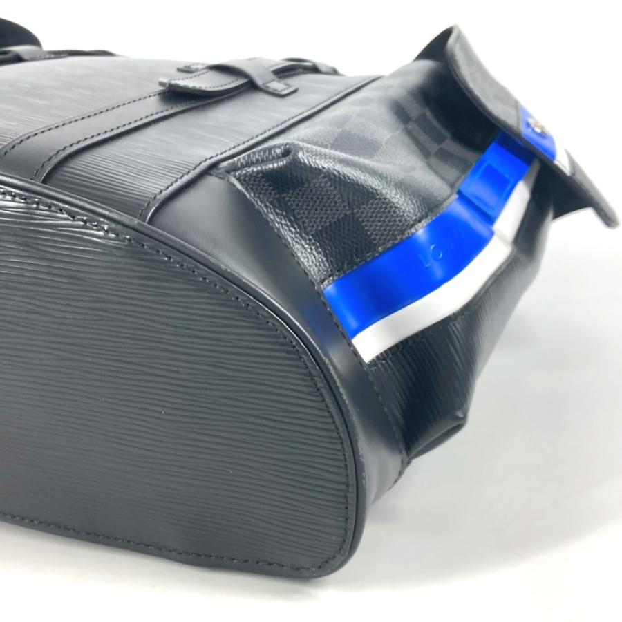 LOUIS VUITTON ルイヴィトン M56600 クリストファーPM  バックパック カバン エピ ダミエグラフィット リュックサック ブラック【中古】 | LOUIS VUITTON | 05