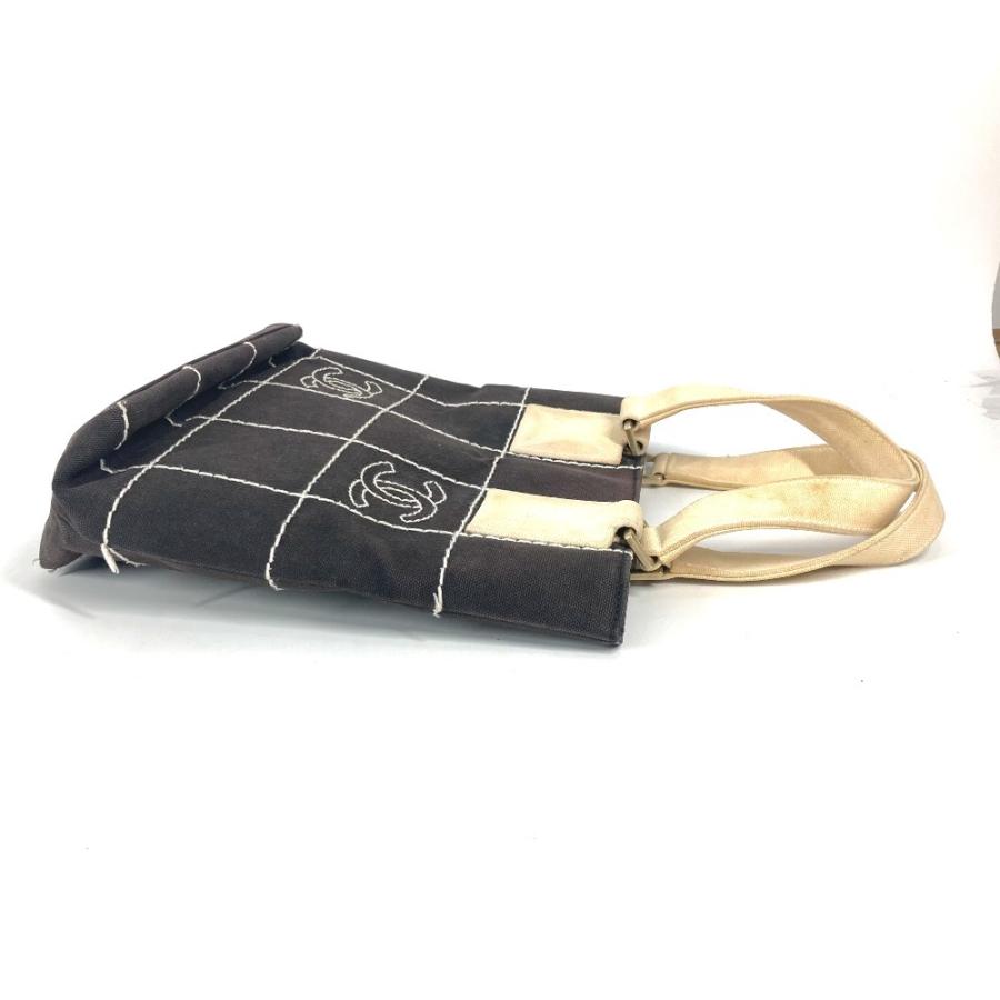 CHANEL シャネル CC ココマーク カバン トートバッグ チョコバー ハンドバッグ ブラック レディース【中古】 | CHANEL | 02