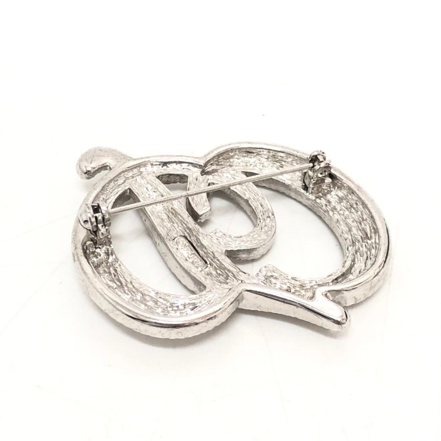 Dior ディオール ロゴ CD ブローチ ピン アクセサリー ブローチ シルバー レディース【中古】 |  | 03