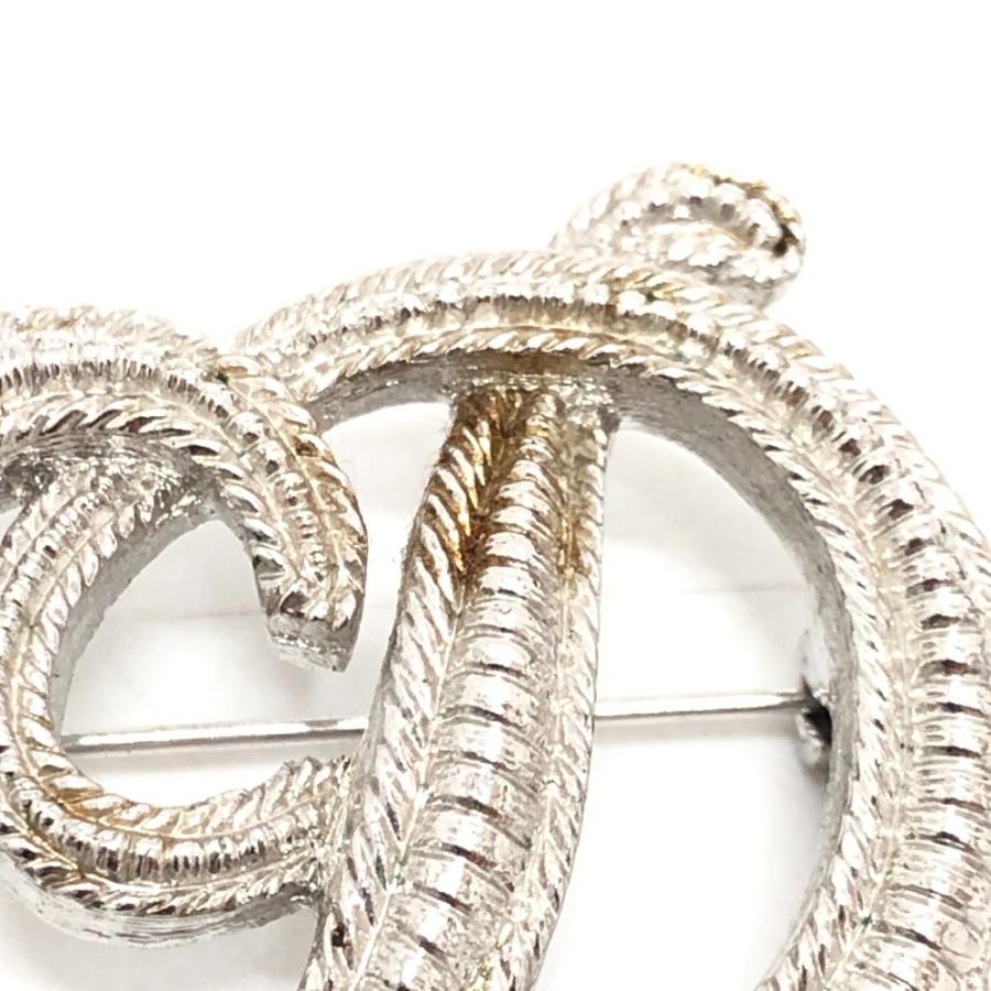 Dior ディオール ロゴ CD ブローチ ピン アクセサリー ブローチ シルバー レディース【中古】 |  | 04