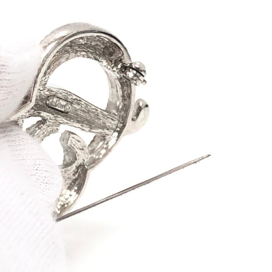 Dior ディオール ロゴ CD ブローチ ピン アクセサリー ブローチ シルバー レディース【中古】 |  | 05