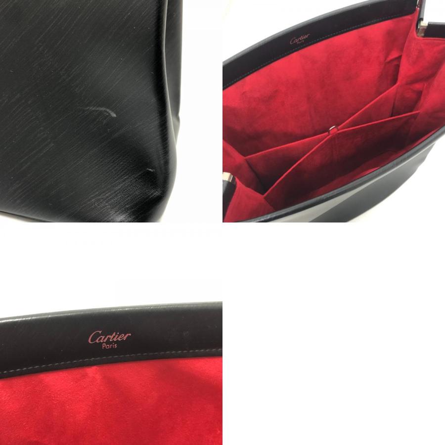 CARTIER カルティエ トリニティ ハンドバック カバン ハンド ハンドバッグ ブラック レディース【中古】 | Cartier | 09