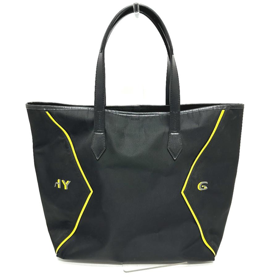 GIVENCHY ジバンシィ ロゴ ショルダーバッグ カバン 肩掛け トートバッグ ブラック ユニセックス【中古】 |  | 01