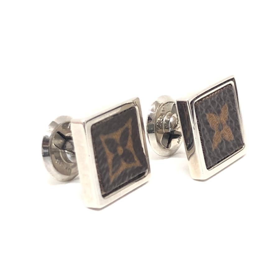 LOUIS VUITTON ルイヴィトン M00043 カフリンクス・モノグラムスクエア ケース付き カフス モノグラム カフス ブラウン メンズ【中古】 | LOUIS VUITTON | 02