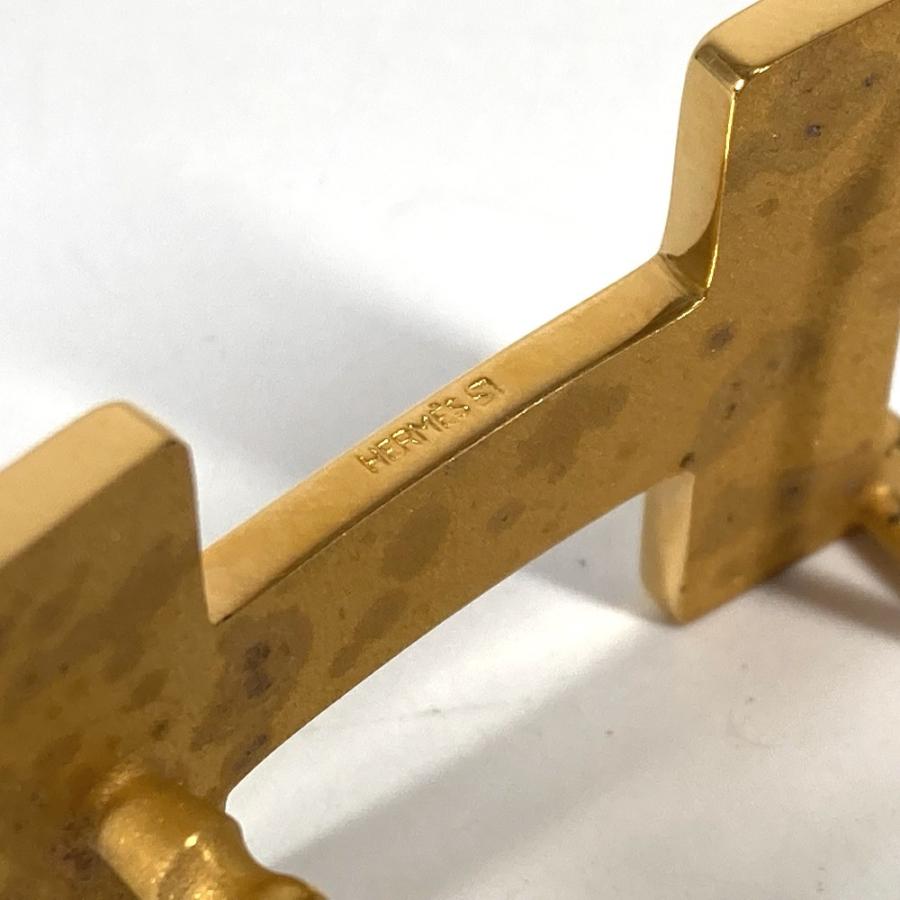 HERMES エルメス Hロゴ バックルのみ ベルト ゴールド ユニセックス【中古】 | HERMES | 05