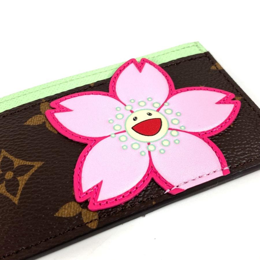 未使用 LOUIS VUITTON ルイヴィトン M13429 TM カードケース ポルトカルトサーンプル 名刺入れ パスケース 村上隆  カードケース【中古】 | LOUIS VUITTON | 04