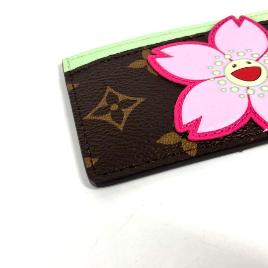 未使用 LOUIS VUITTON ルイヴィトン M13429 TM カードケース ポルトカルトサーンプル 名刺入れ パスケース 村上隆  カードケース【中古】 | LOUIS VUITTON | 05