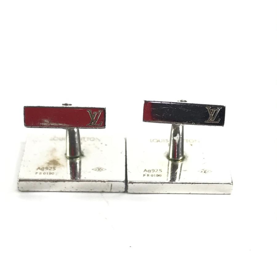 LOUIS VUITTON ルイヴィトン ブトン ドゥ マンシェット カフス アクセサリー 汽車柄 カフス ブルー メンズ【中古】 | LOUIS VUITTON | 06