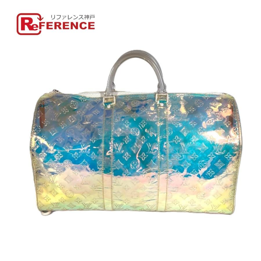 LOUIS VUITTON ルイヴィトン  M53271  キーポル・バンドリエール50 ショルダーバッグ モノグラムプリズム ボストンバッグ オーロラ【中古】 | LOUIS VUITTON