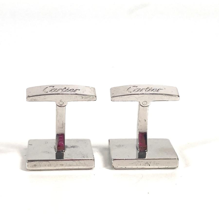CARTIER カルティエ ロゴ アクセサリー カフス シルバー メンズ【中古】 | Cartier | 02