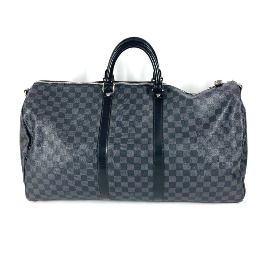 LOUIS VUITTON ルイヴィトン N41413 キーポルバンドリエール55 2WAYバッグ 旅行バッグ カバン ダミエグラフィット ボストンバッグ【中古】 | LOUIS VUITTON | 02