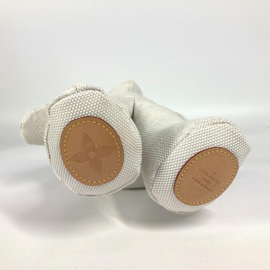 美品 LOUIS VUITTON ルイヴィトン GI0869 ドゥドゥ・ルイ テディベア インテリア 熊 クマ 人形 ぬいぐるみ ホワイト ユニセックス【中古】 | LOUIS VUITTON | 04