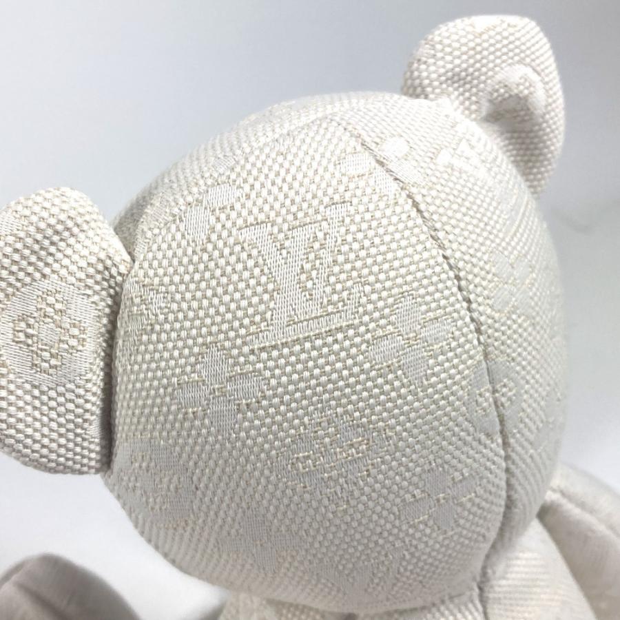 美品 LOUIS VUITTON ルイヴィトン GI0869 ドゥドゥ・ルイ テディベア インテリア 熊 クマ 人形 ぬいぐるみ ホワイト ユニセックス【中古】 | LOUIS VUITTON | 08