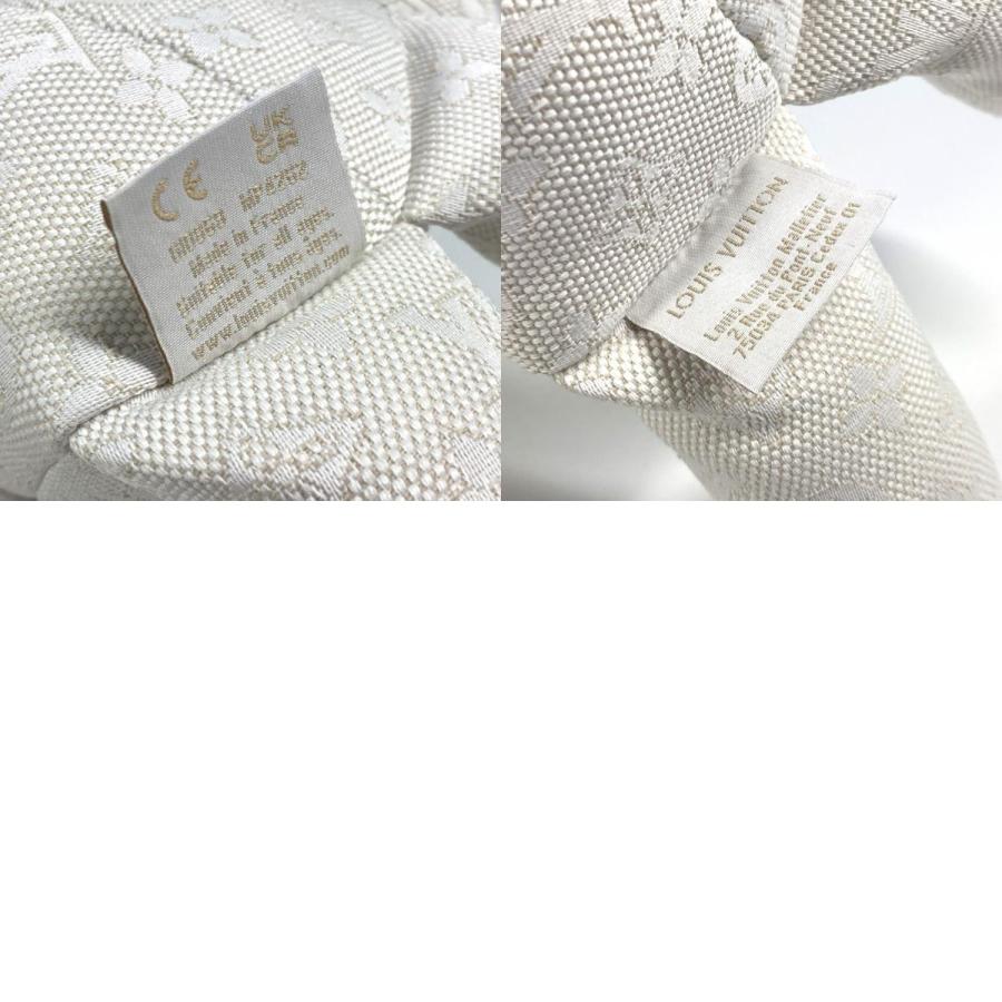 美品 LOUIS VUITTON ルイヴィトン GI0869 ドゥドゥ・ルイ テディベア インテリア 熊 クマ 人形 ぬいぐるみ ホワイト ユニセックス【中古】 | LOUIS VUITTON | 09