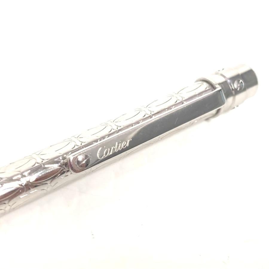 新品同様 CARTIER カルティエ ST150185 ロゴ 2C Cドゥカルティエ ステーショナリー ペン ボールペン シルバー メンズ【中古】 | Cartier | 04