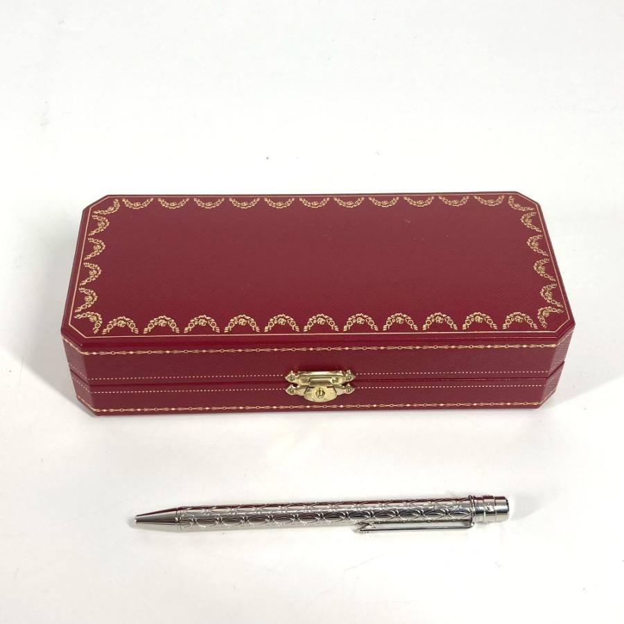 新品同様 CARTIER カルティエ ST150185 ロゴ 2C Cドゥカルティエ ステーショナリー ペン ボールペン シルバー メンズ【中古】 | Cartier | 07