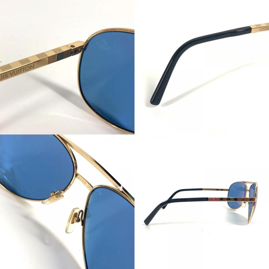 美品 LOUIS VUITTON ルイヴィトン Z0789U アティテュード パイロット めがね メガネ アイウェア 眼鏡 サングラス ブルー メンズ【中古】 | LOUIS VUITTON | 07