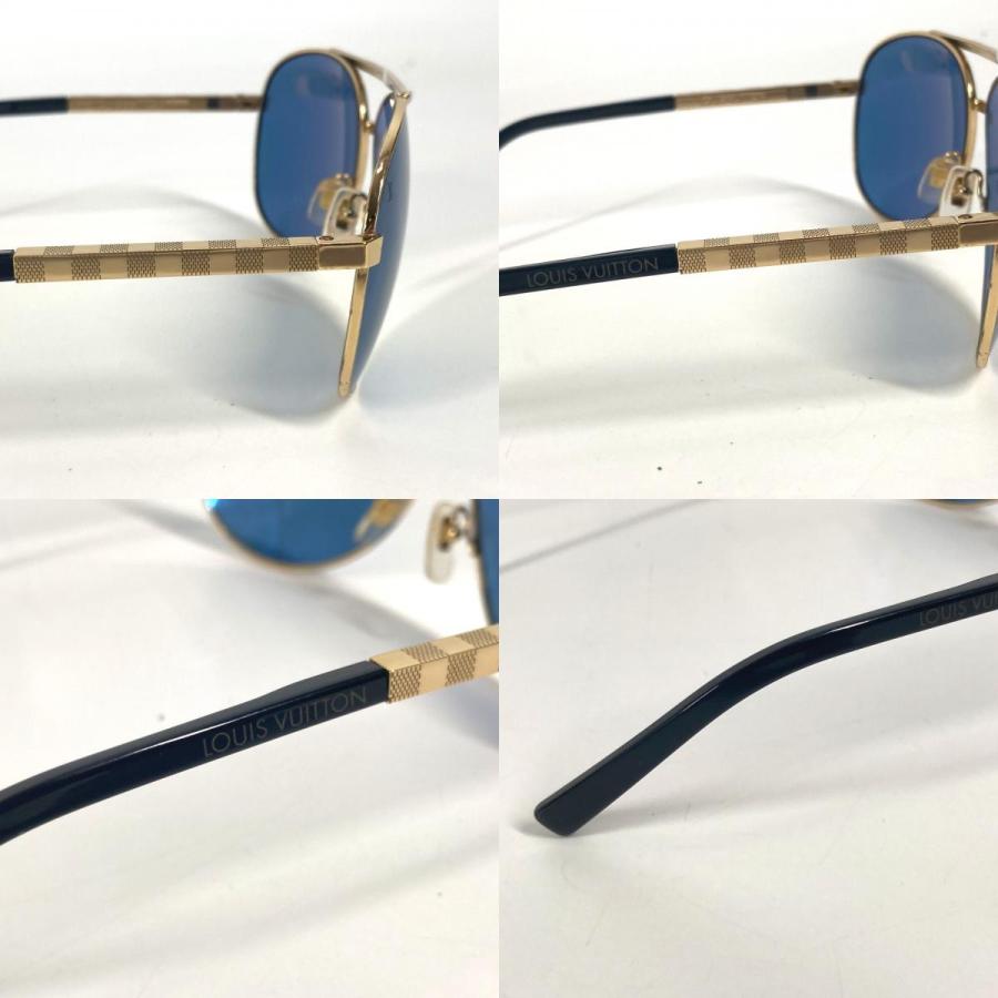 美品 LOUIS VUITTON ルイヴィトン Z0789U アティテュード パイロット めがね メガネ アイウェア 眼鏡 サングラス ブルー メンズ【中古】 | LOUIS VUITTON | 08