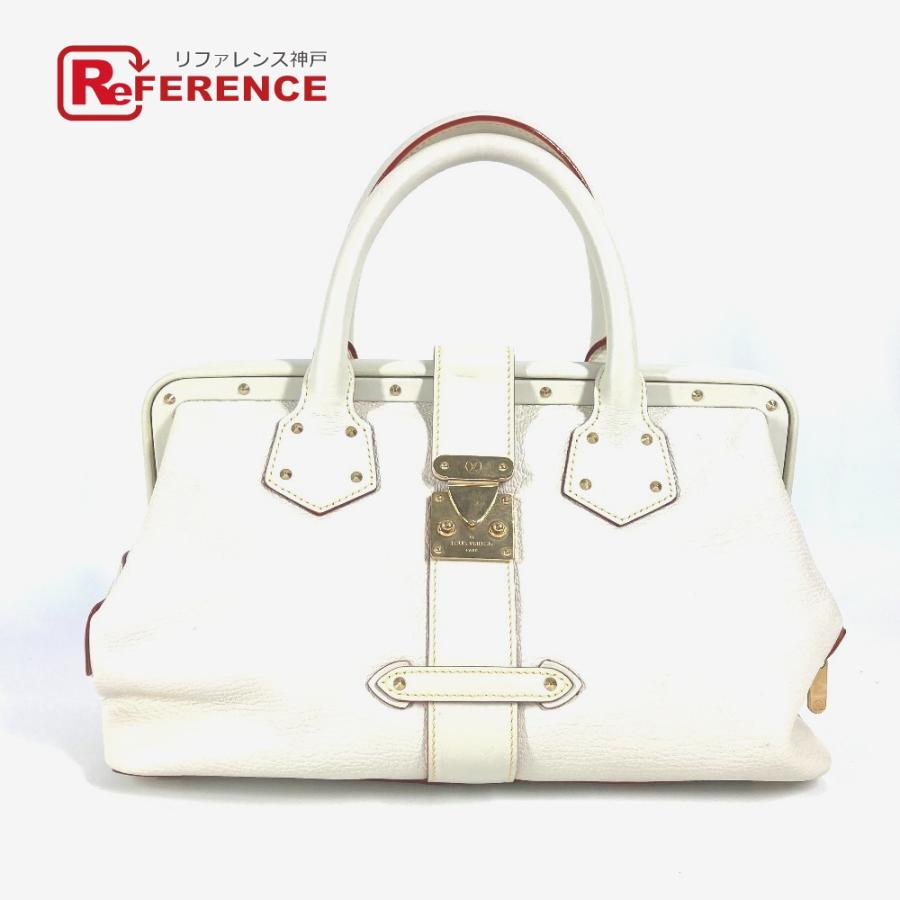LOUIS VUITTON ルイヴィトン アンジェニュー PM カバン ドクターバッグ トートバッグ スハリ ハンドバッグ ホワイト M91811 【中古】 | LOUIS VUITTON