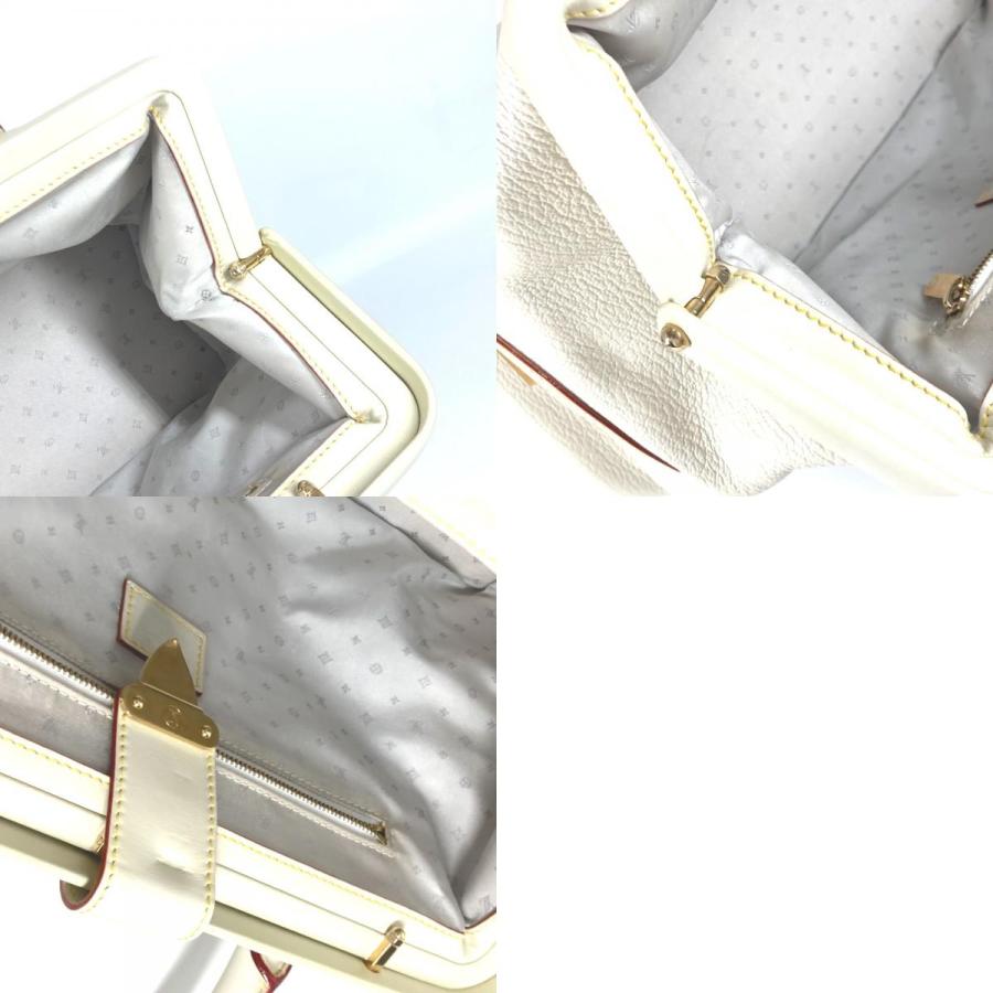 LOUIS VUITTON ルイヴィトン アンジェニュー PM カバン ドクターバッグ トートバッグ スハリ ハンドバッグ ホワイト M91811 【中古】 | LOUIS VUITTON | 09