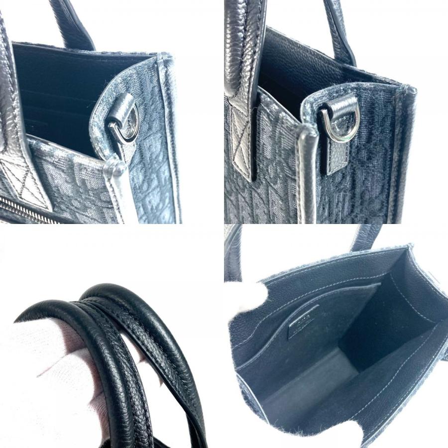Dior ディオール 1ESPO311YKY サファリ Safari ノースサウス トートバッグ カバン ロゴ オブリーク ハンドバッグ ブラック 【中古】 |  | 09