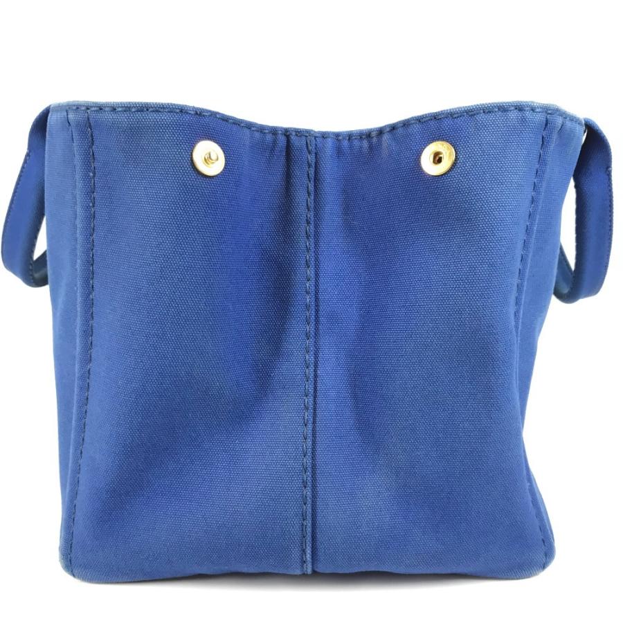 PRADA プラダ カナパ L ハンドバッグ カバン トートバッグ ブルー ユニセックス【中古】 | PRADA | 03