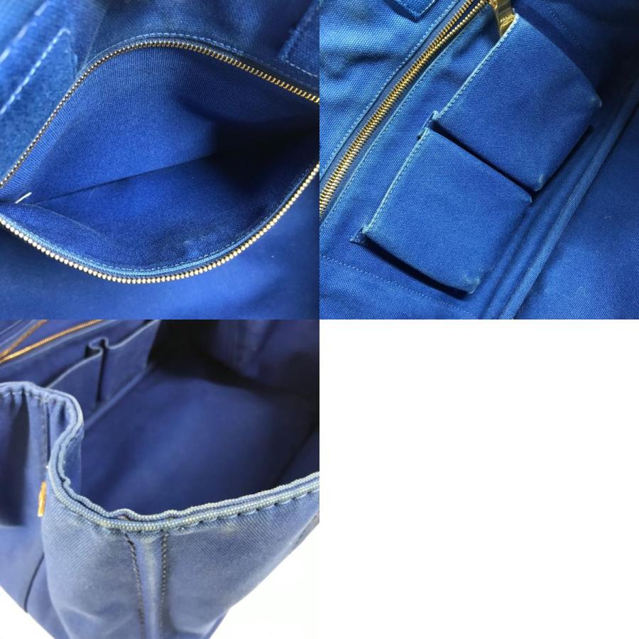 PRADA プラダ カナパ L ハンドバッグ カバン トートバッグ ブルー ユニセックス【中古】 | PRADA | 09